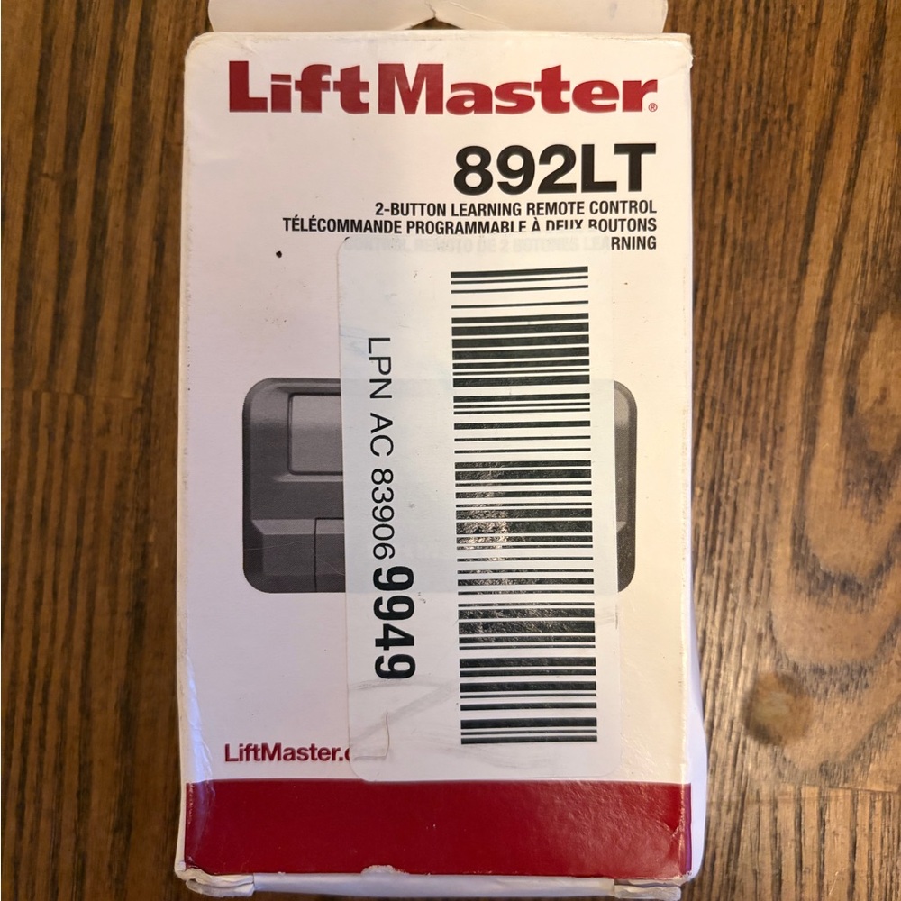 892LT Remote Control - Black